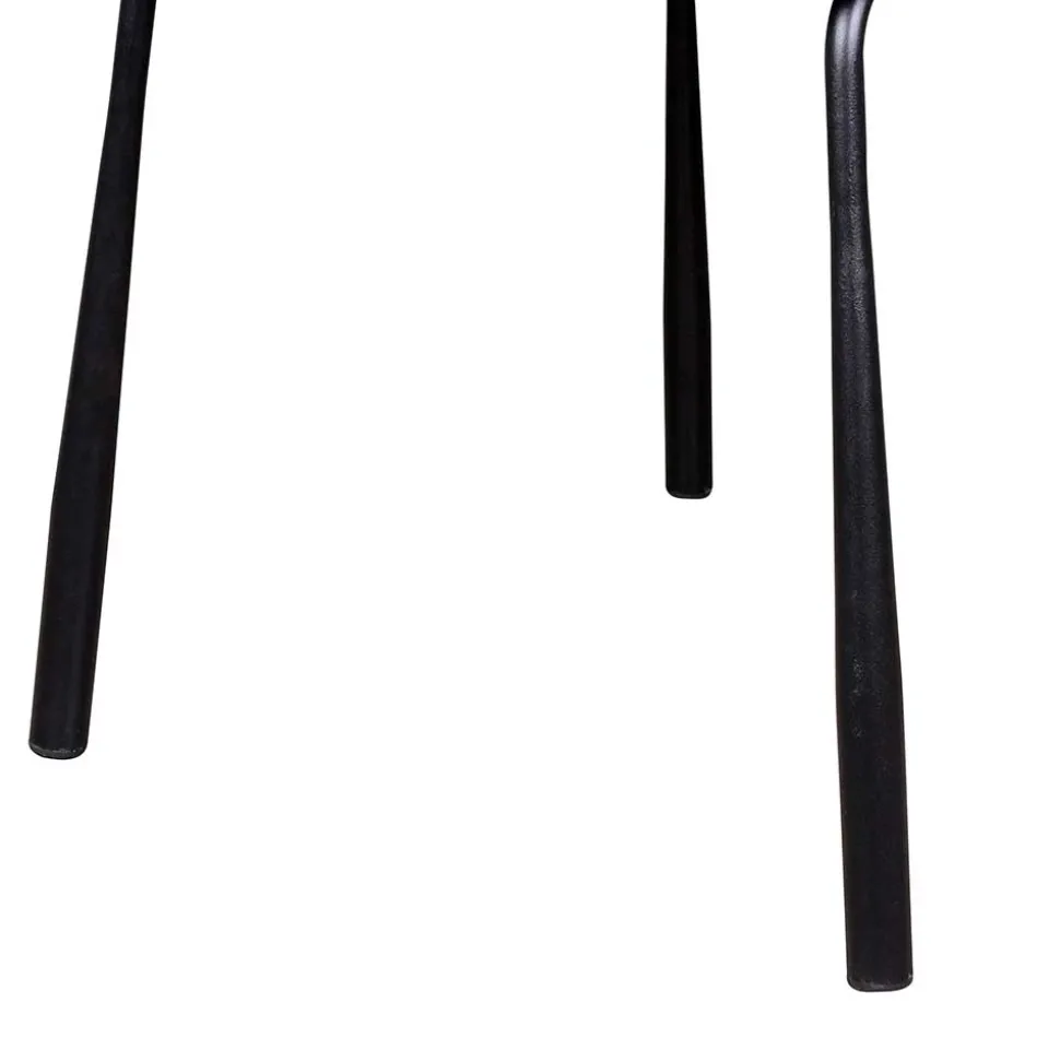 Samt Polsterstuhl mit Armlehnen in Grün - Panura