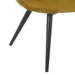 Samt Sessel ohne Armlehnen mit 50 cm Sitzhöhe - Agata