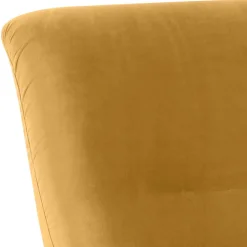 Samtvelours Sessel in Gelb und Schwarz - Nikaragva