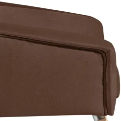 Samtvelours Wohnzimmersessel in Braun - Botein