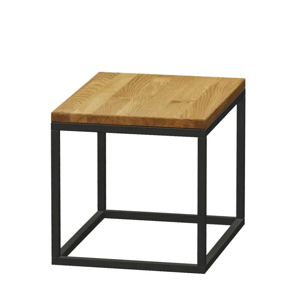 3-Satz Beistelltisch aus Wildeiche - Deliana (dreiteilig)