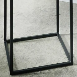 2-Satz-Beistelltisch in Nickel & Schwarz - Toina (zweiteilig)