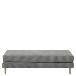 Scandi Chic Hocker in Anthrazit Cord - Lidio
