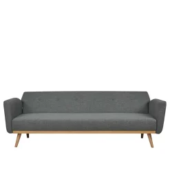 Scandi Chic Schlafcouch in Dunkelgrau & Natur - Giorgio