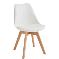 Scandi Chic Stühle mit Sitzschale - Savossa (4er Set)