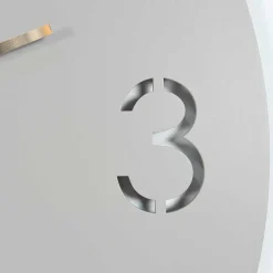 Scandi Chic Wanduhr in Taupe - New York