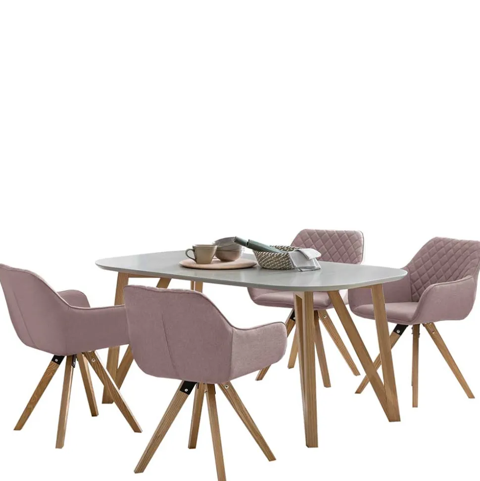 Scandi Essgruppe mit 4 Tischsesseln - Restania (fünfteilig)