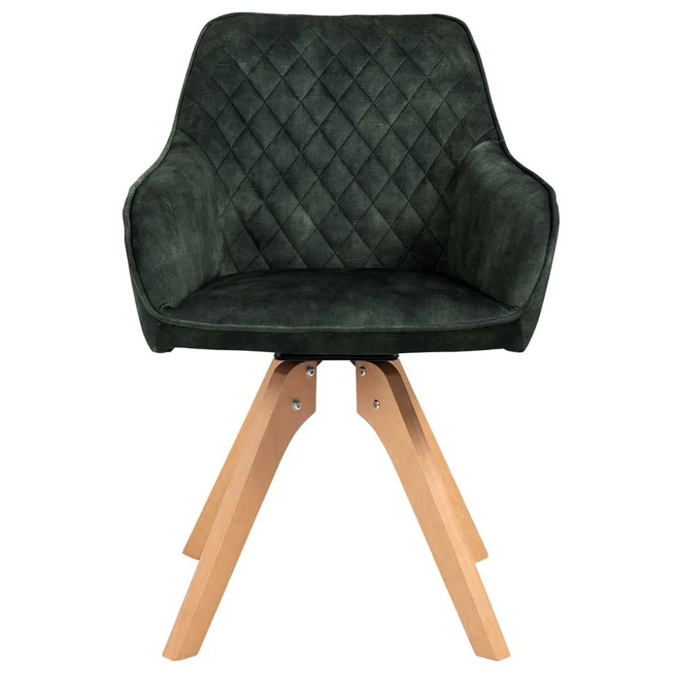 Scandi Essgruppe mit Armlehnenstühlen - Conzuela (siebenteilig)