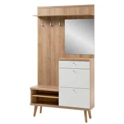 Scandi Kompaktgarderobe in 110x200x34 - Cablos