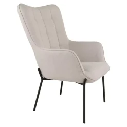 Scandi Polstersessel in Beige - Helina
