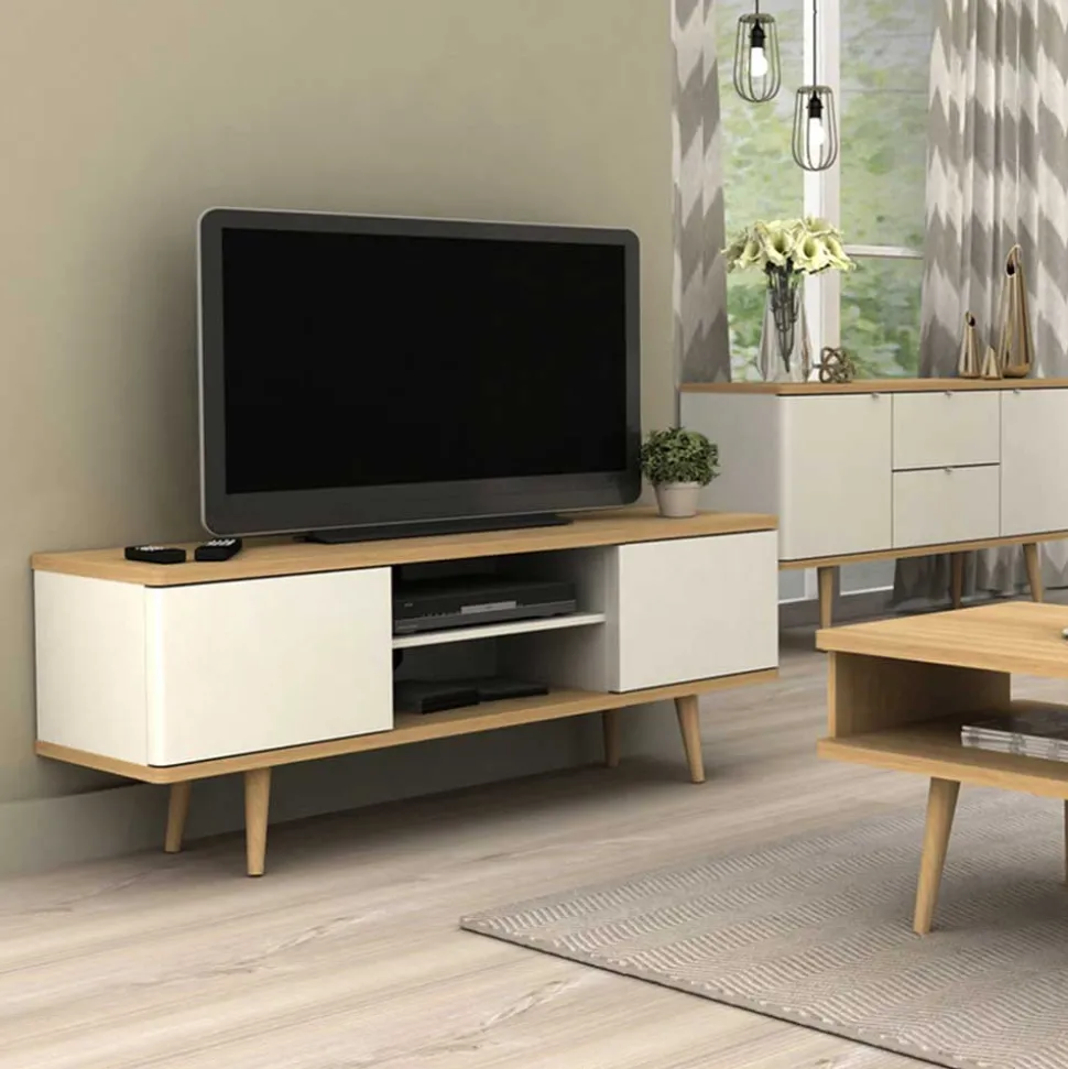 Scandi TV Unterschrank zweifarbig - Jendren