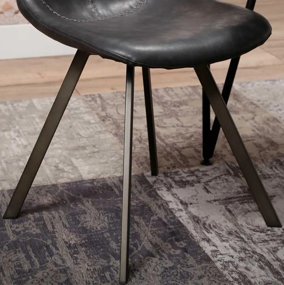 Schalensitz Stühle in Schwarz - Carlotte (4er Set)