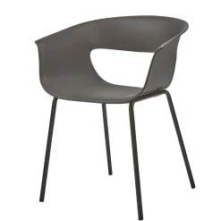 Schalenstuhl mit Armlehnen - Niabelda (2er Set)