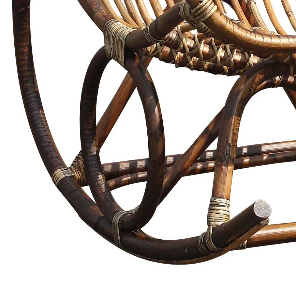 Schaukelsessel Cilian aus Rattan