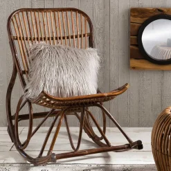 Schaukelsessel Cilian aus Rattan