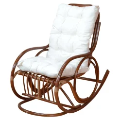 Schaukelstuhl Meryno aus Rattan