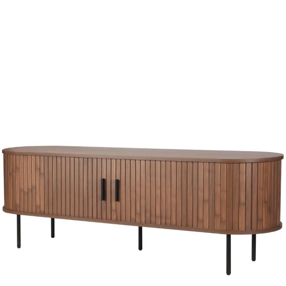 Schiebetüren-Lowboard für TV im Scandi Chic - Arura