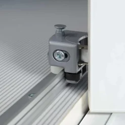 Schlafraum Set in Weiß & Grau - Tumiva (vierteilig)