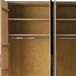 Schlafzimmer aus Wildeiche & Metall - Claas (vierteilig)