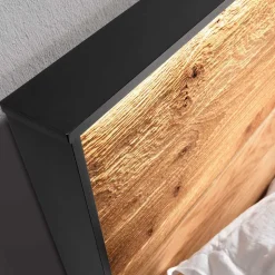 Schlafzimmer aus Wildeiche & Metall - Claas (vierteilig)