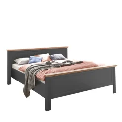 Schlafzimmer Bettanlage und Schrank Set - Zenuvra (vierteilig)