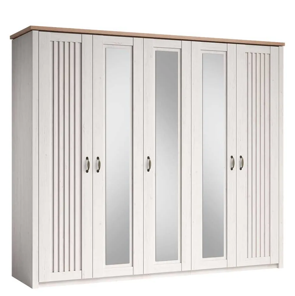 Schlafzimmer Einrichtung im Country Look - Malvissa (vierteilig)