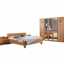 Schlafzimmer Einrichtung Apolios in Erle teilmassiv (vierteilig)