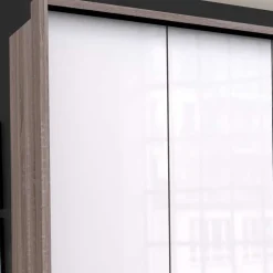 Schlafzimmer Falttüren-Schrank mit Spiegel - Empresian