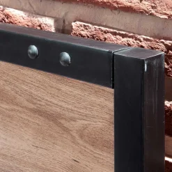 Schlafzimmer in Plankeneiche & Schwarzgrau - Bram (vierteilig)