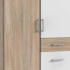 Schlafzimmer Kleiderschrank zweifarbig - Coros