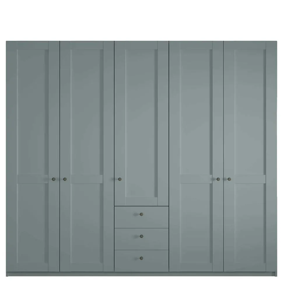 Schlafzimmer Kleiderschrank in Graugrün - Rajavo