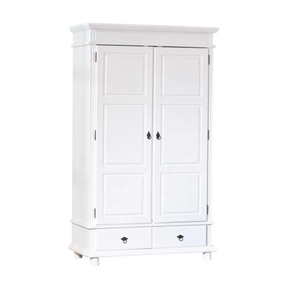 Schlafzimmer Kleiderschrank Powera in Weiß