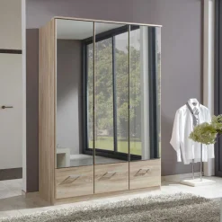 Schlafzimmer Kleiderschrank Rommino in Eiche Sägerau