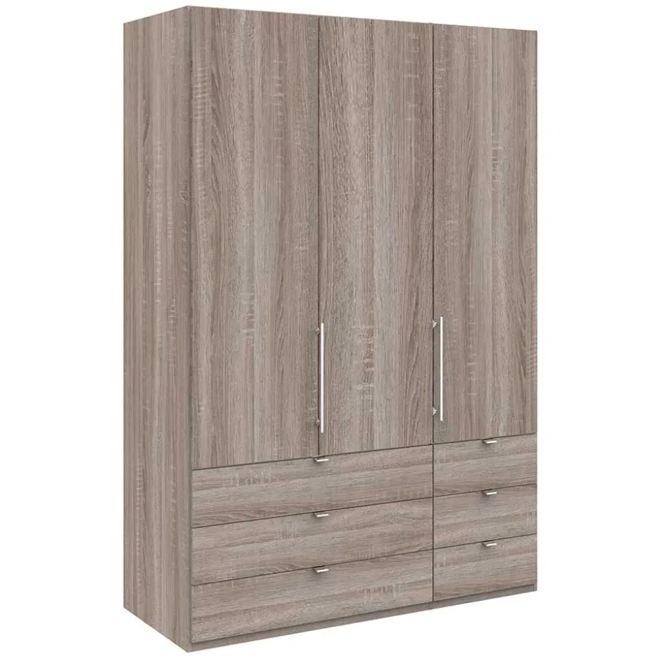 Schlafzimmer Kombischrank in Eiche dunkel - Crenba