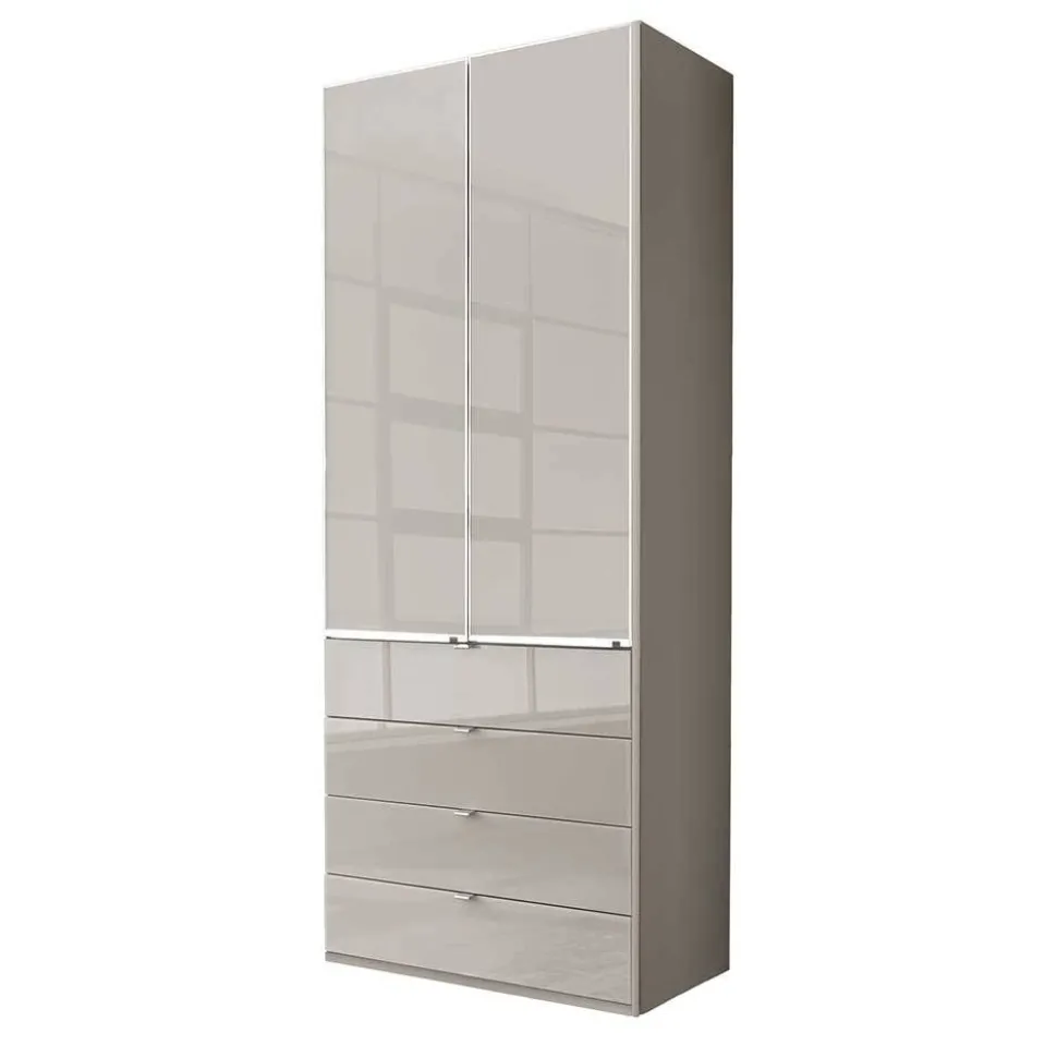 Schlafzimmer Kombi-Schrank in Hellgrau - Nucina