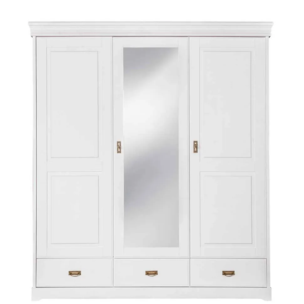 Schlafzimmer Kombischrank in Weiß - Presto