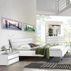 Schlafzimmer Komplettset Donpiave in Weiß (sechsteilig)