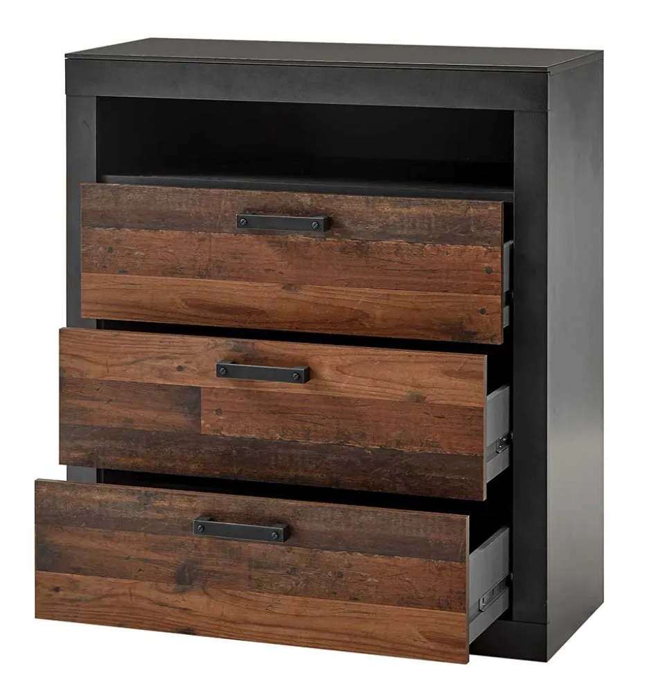 Schlafzimmer Möbelset mit Kommode - Timuras (vierteilig)