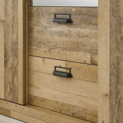 Schlafzimmer mit 140x200 Bett Set - Naiavio (fünfteilig)