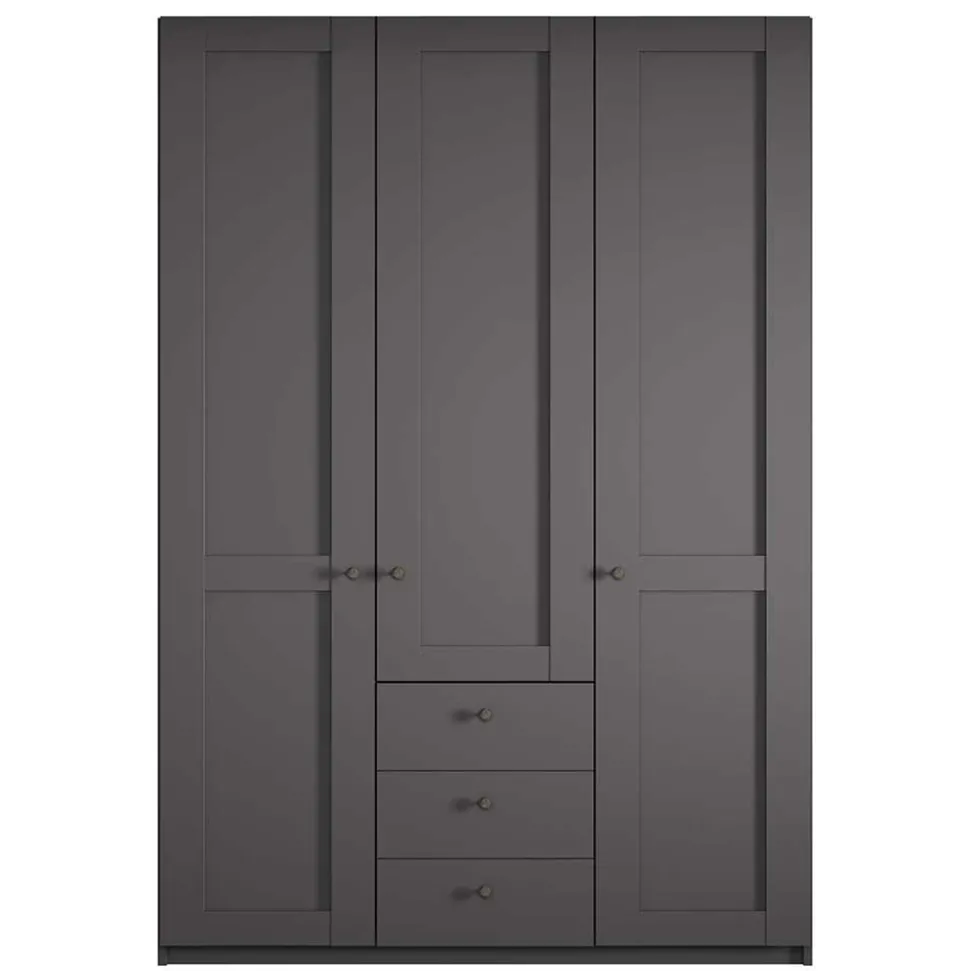 Schlafzimmer Schrank in Dunkelgrau - Mataram