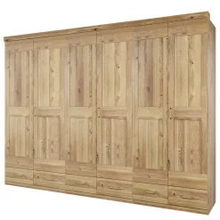 Schlafzimmer Schrank mit 6 Türen & Schubladen - Zamron