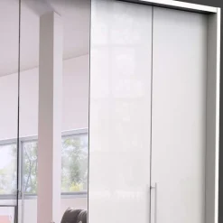 Schlafzimmer Schrank mit Falttüren in Weiß - Dolienca