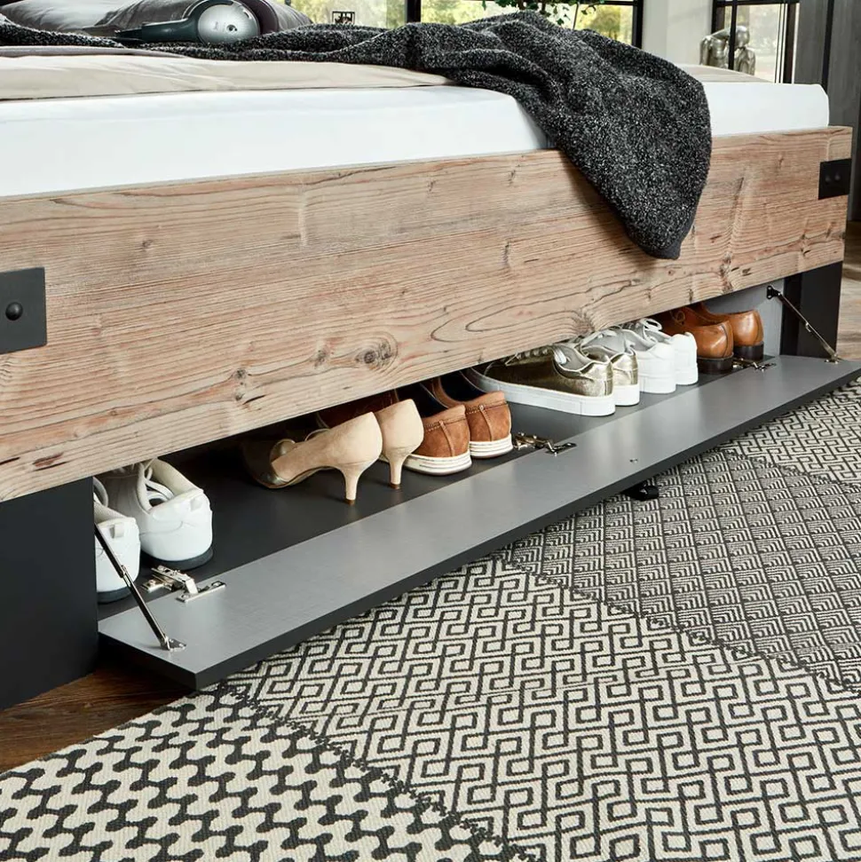 Schlafzimmer Set im Industrial Stil - Ardila (vierteilig)