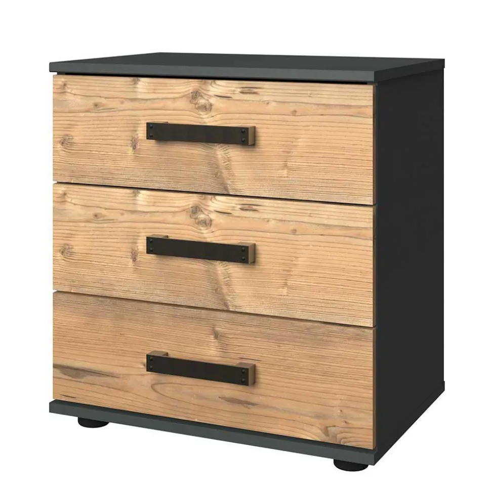 Schlafzimmer Set im Industrial Stil - Ardila (vierteilig)