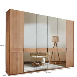 Schlafzimmer-Kleiderschrank mit sechs Türen - Murray