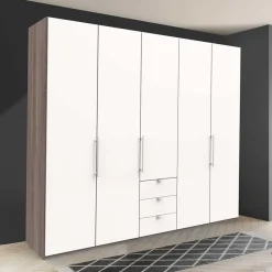 Schlafzimmerkleiderschrank mit drei Schubladen - Tivierto