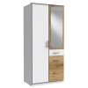 Schlafzimmerkleiderschrank mit Spiegel in Weiß - Calassina