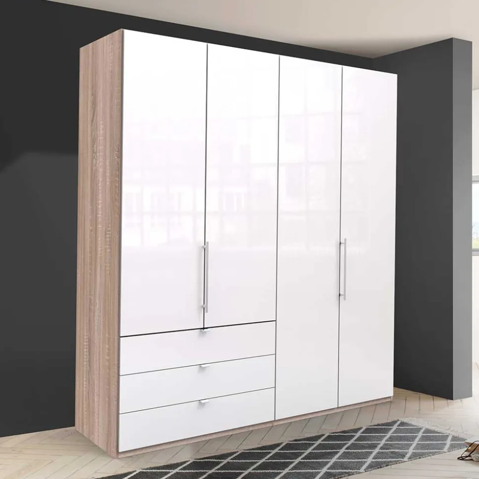 Schlafzimmerschrank 200cm breit in modernem Design - Bosays