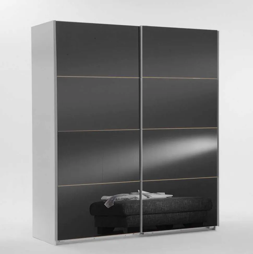 Schlafzimmerschrank Cotton mit Glasfront