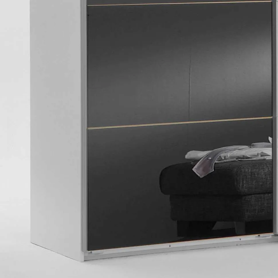 Schlafzimmerschrank Cotton mit Glasfront